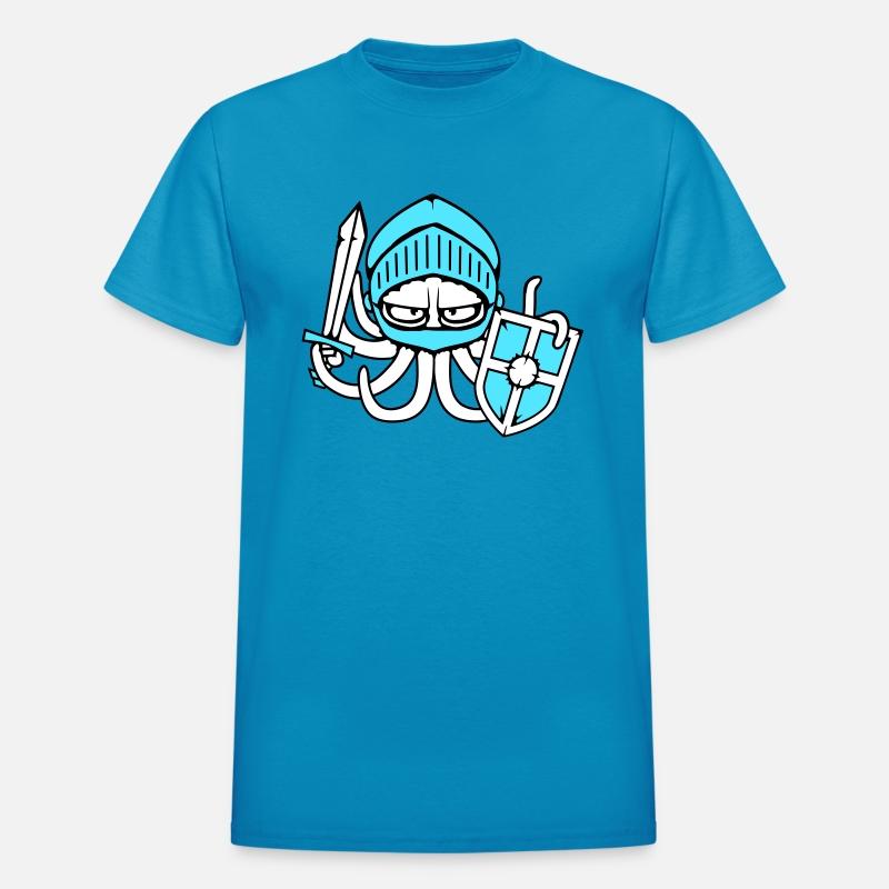 Octopus knight medieval warrior fighter sword cool