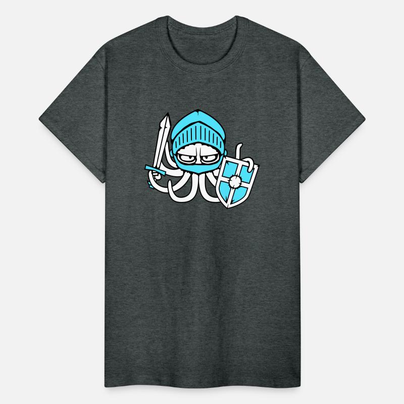 Octopus knight medieval warrior fighter sword cool