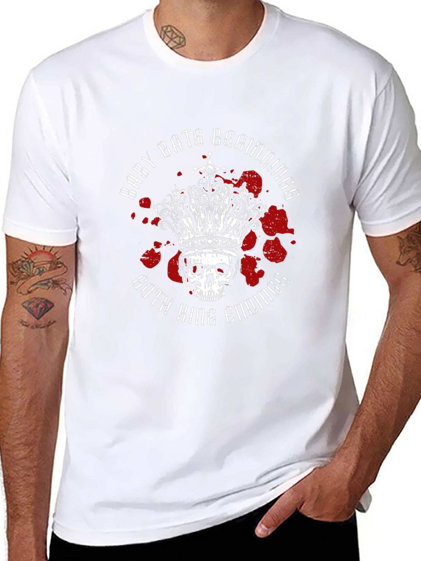 Gothic King T-Shirt - Baby Bats Beginnings