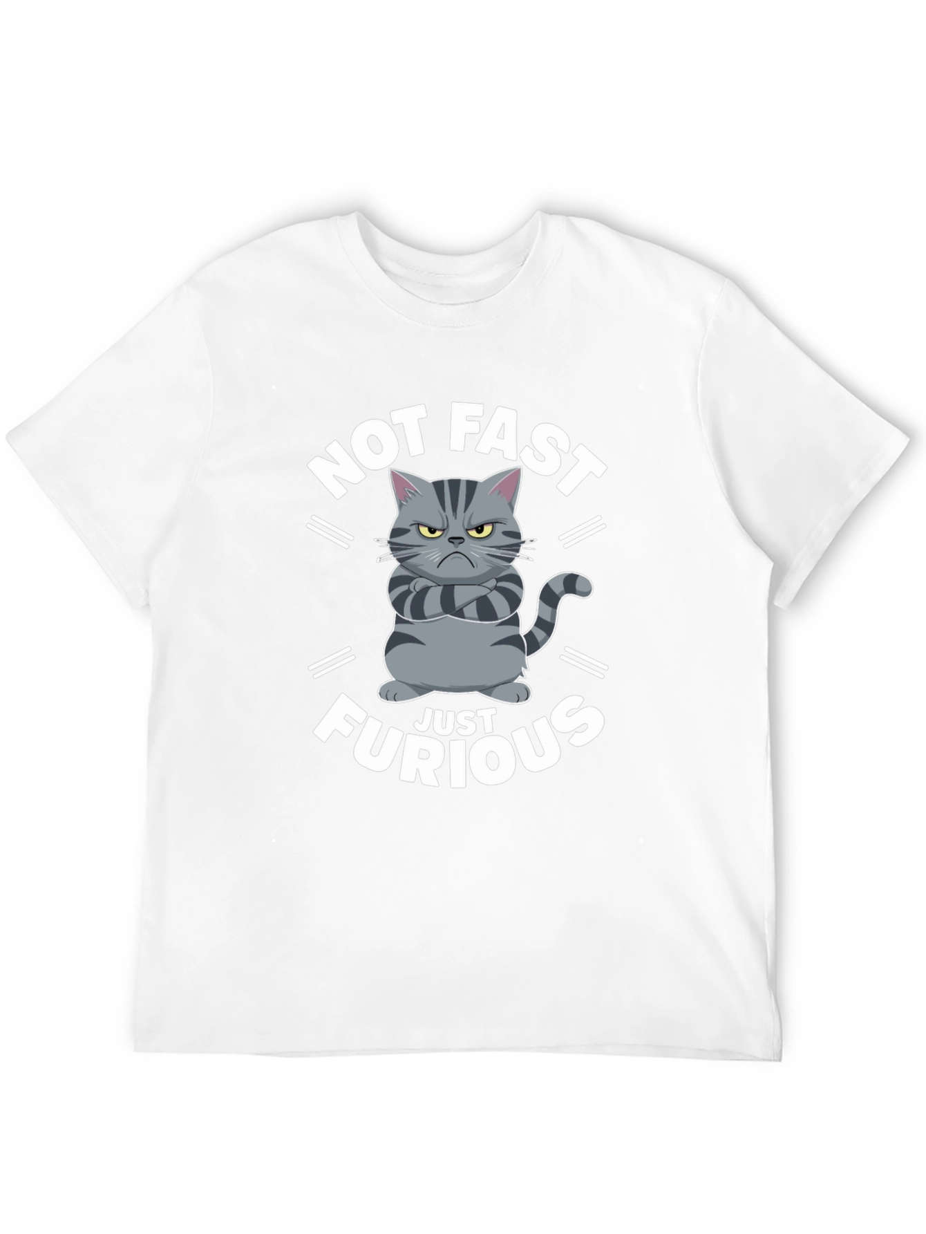 Not Fast Just Furious Cat T-Shirt