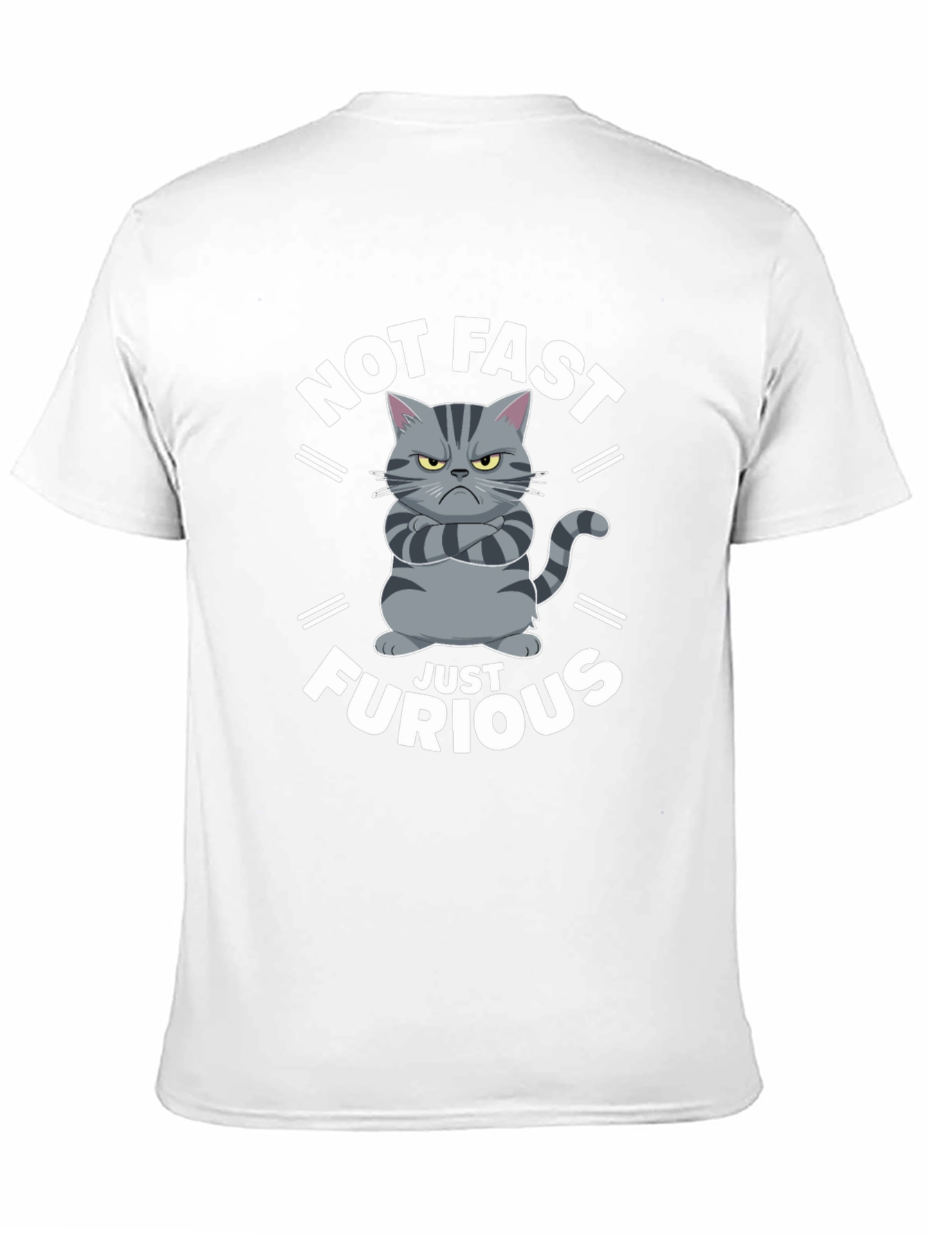 Not Fast Just Furious Cat T-Shirt