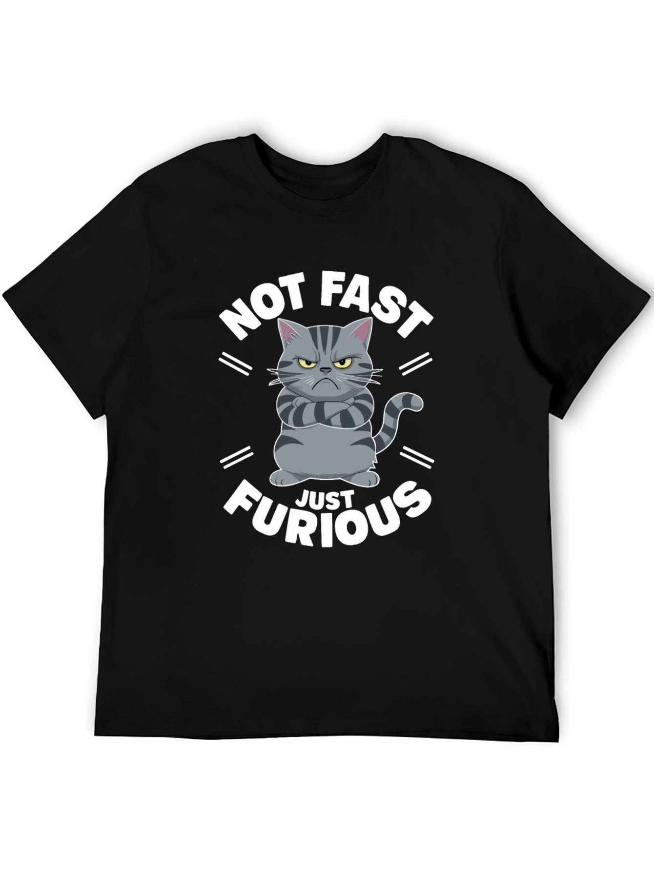 Not Fast Just Furious Cat T-Shirt