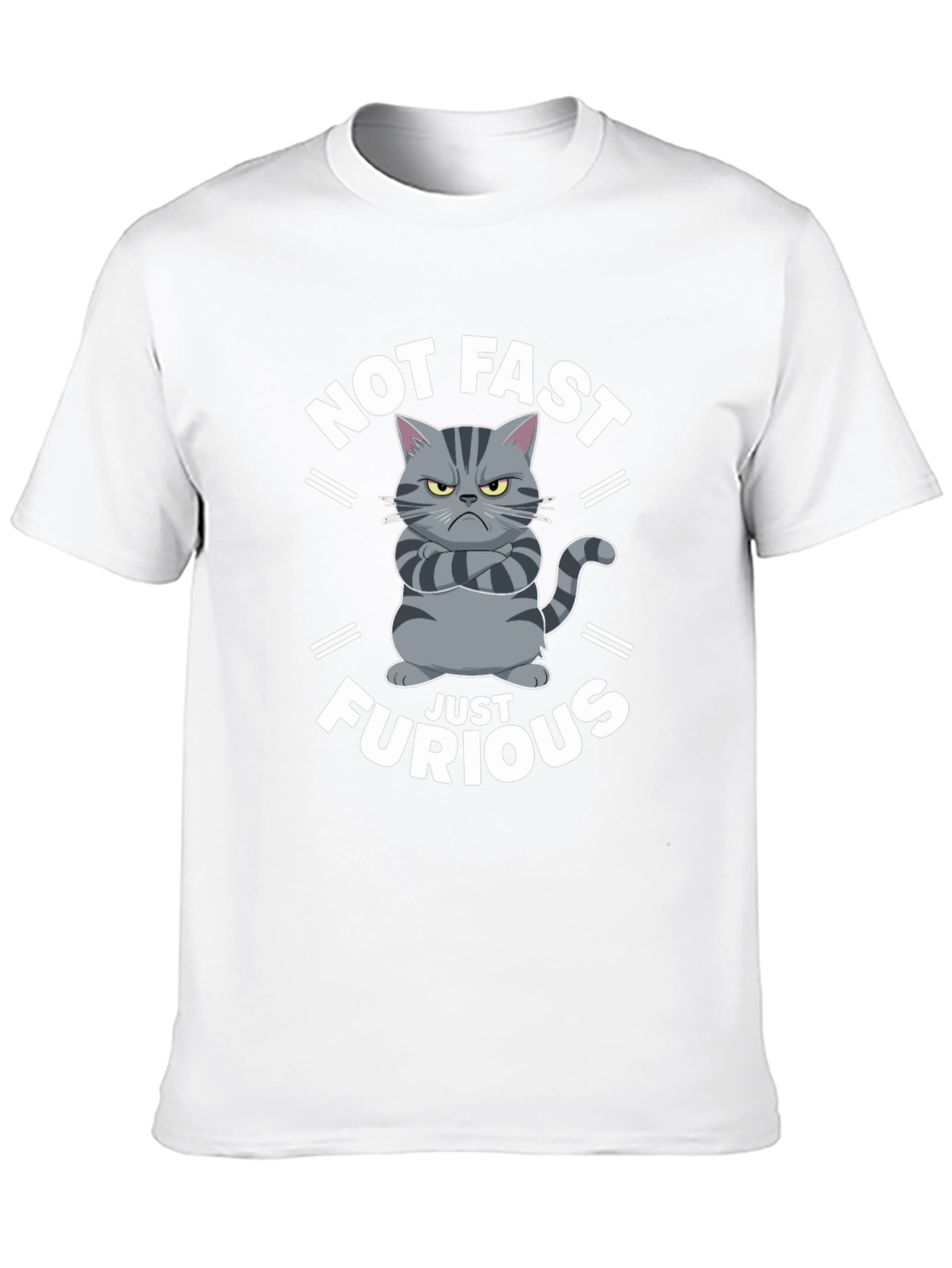 Not Fast Just Furious Cat T-Shirt