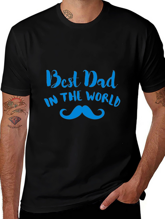 Best Dad in the World T-Shirt Fathers Day Gift