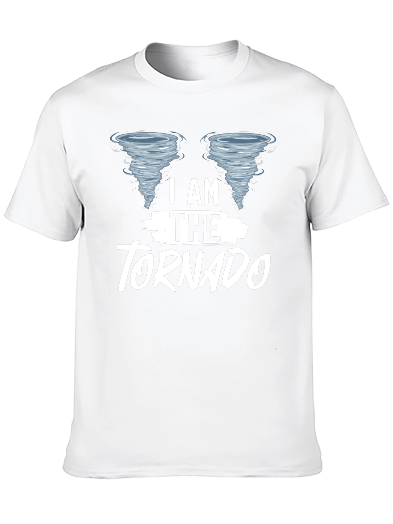 I Am The Tornado Novelty T-Shirt - Black