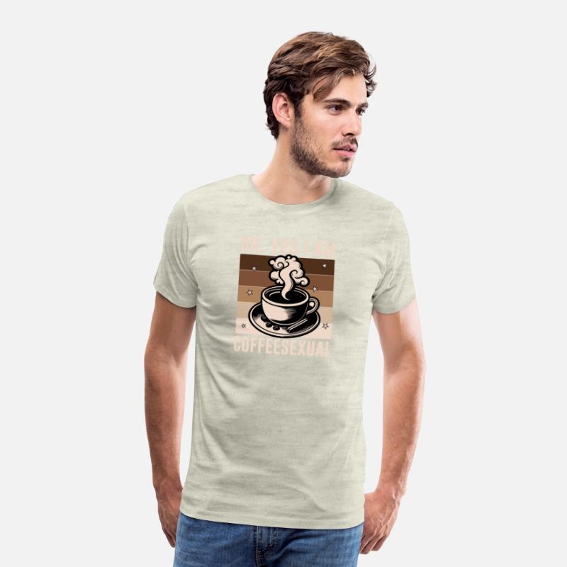 Oh Yes I'm Coffeesexual Funny Coffee Bean Vintage