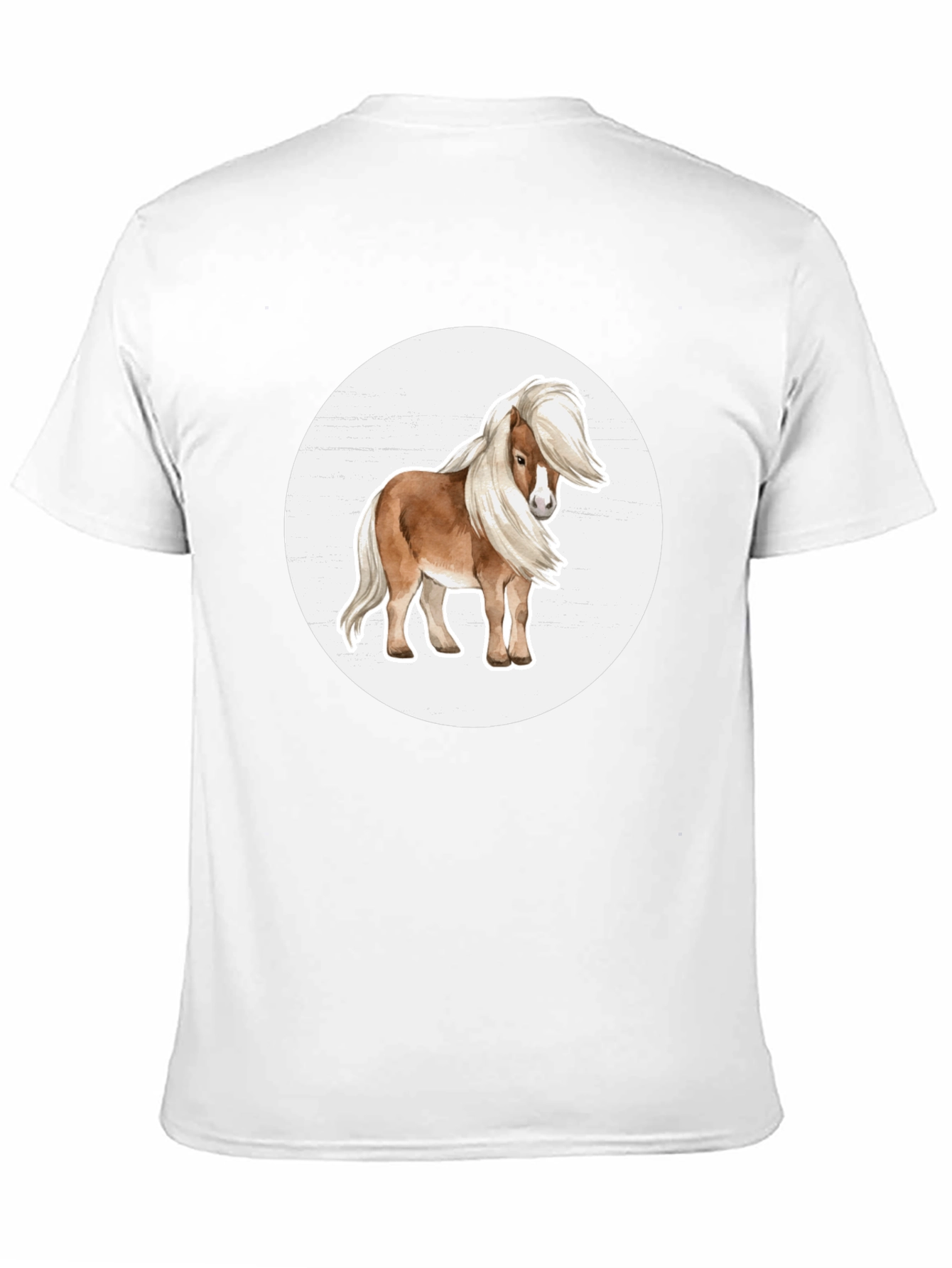 Pony Graphic Tee - Black Unisex T-Shirt