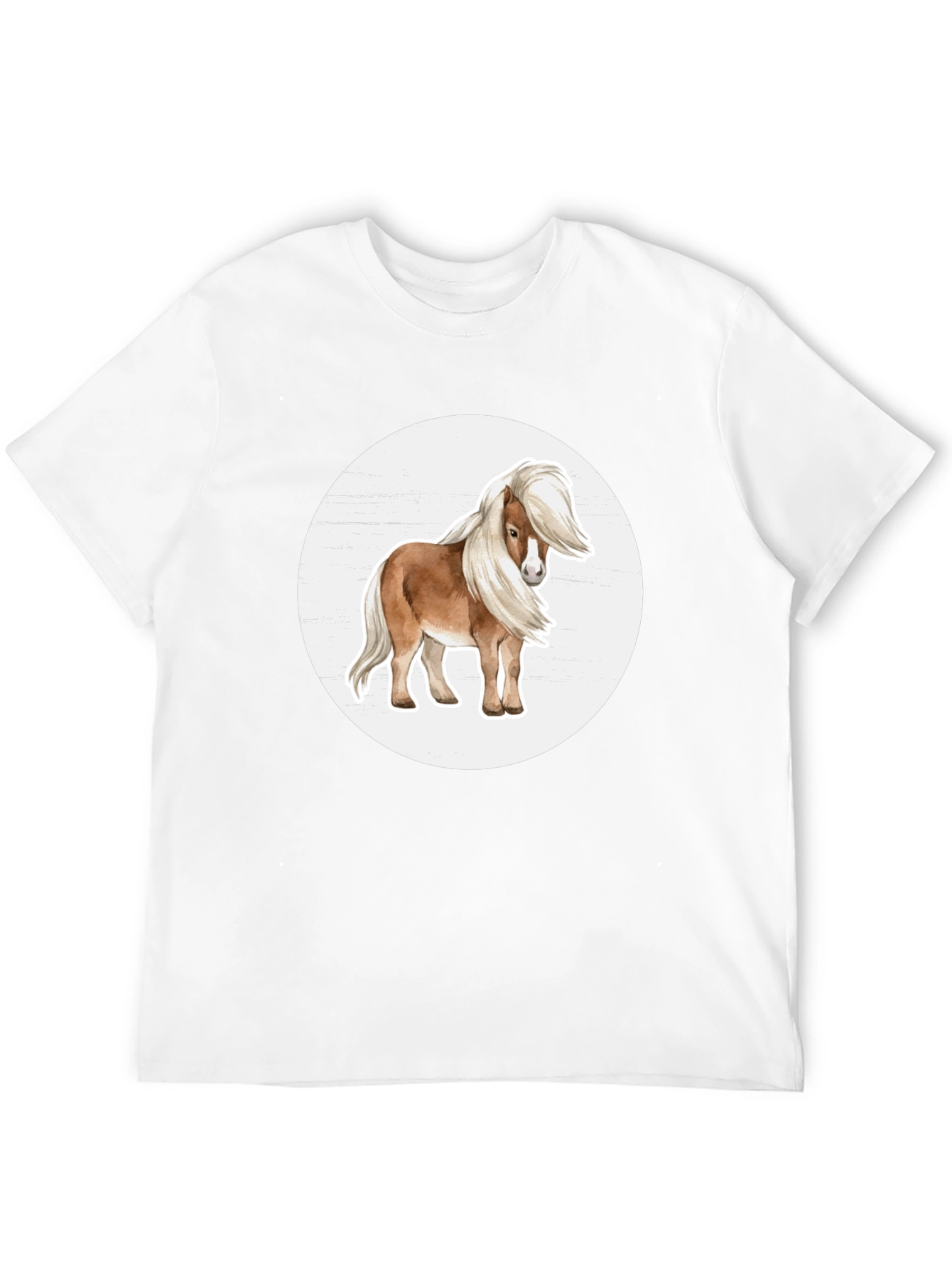 Pony Graphic Tee - Black Unisex T-Shirt