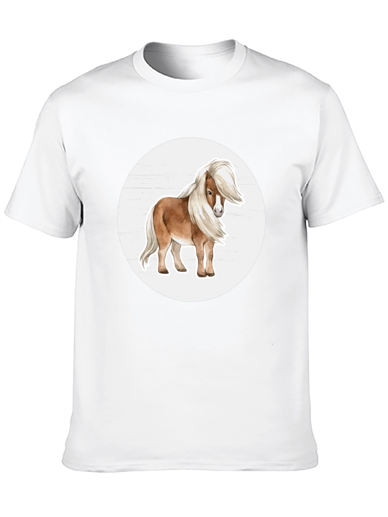 Pony Graphic Tee - Black Unisex T-Shirt