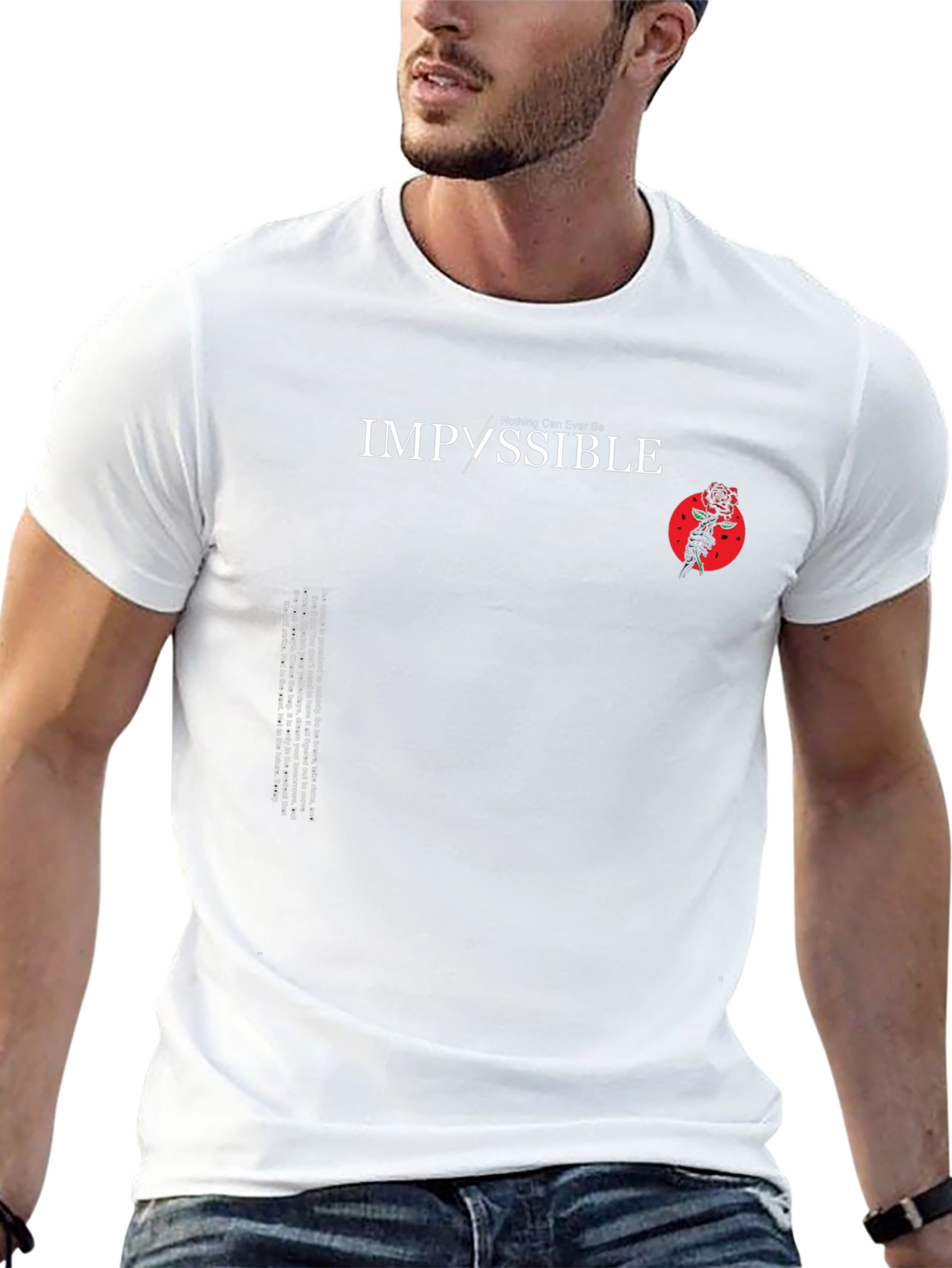 Impossible Graphic Tee - Stylish and Bold
