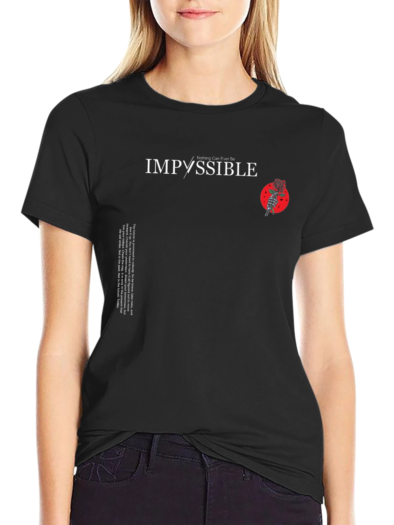 Impossible Graphic Tee - Stylish and Bold