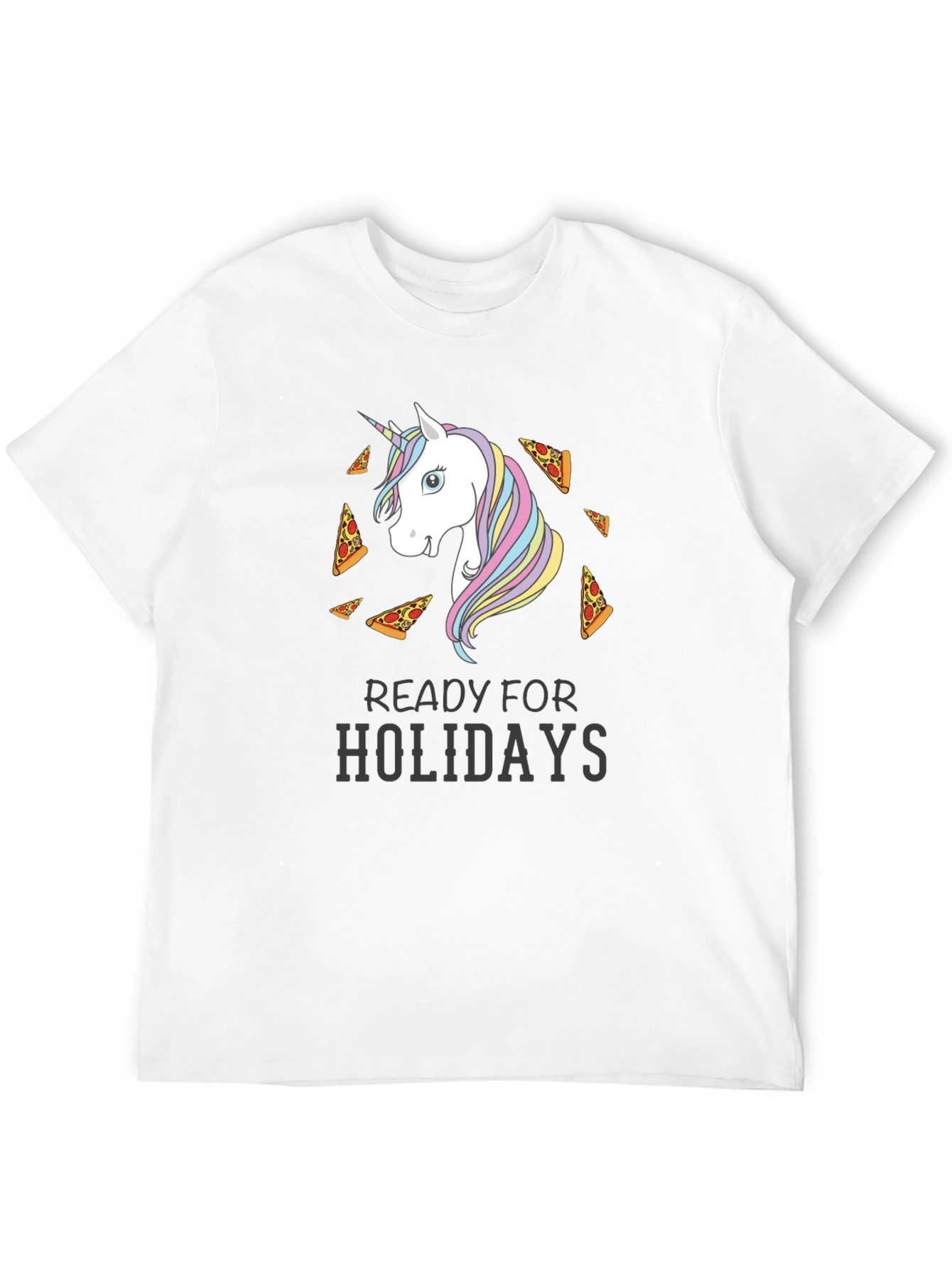 Unicorn Pizza Holidays T-Shirt