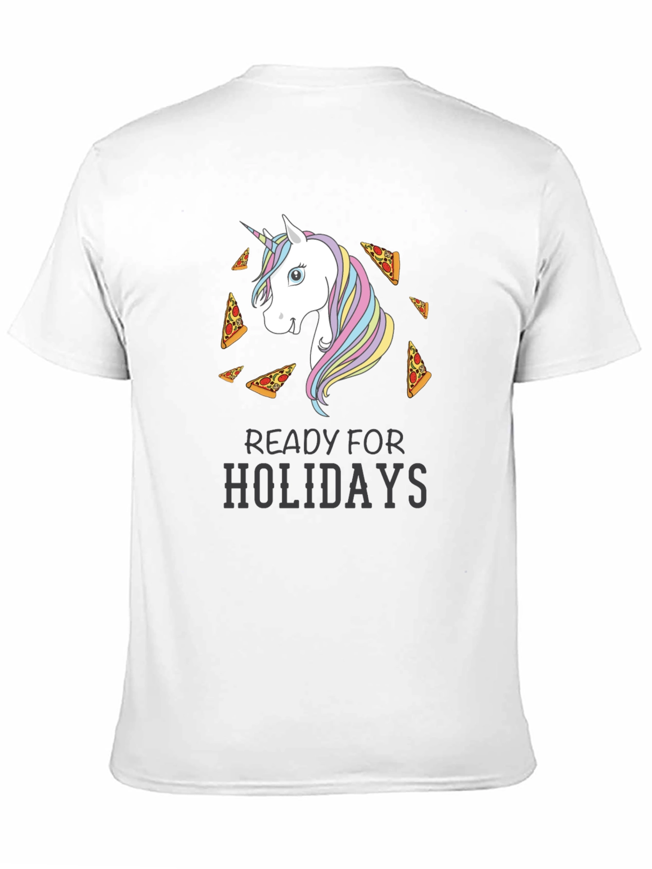 Unicorn Pizza Holidays T-Shirt