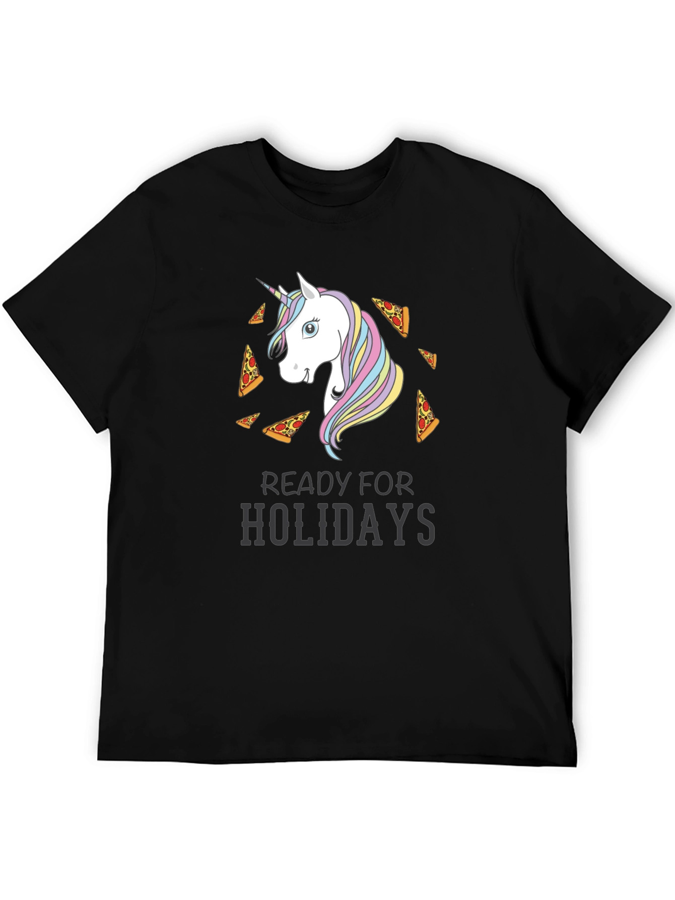 Unicorn Pizza Holidays T-Shirt