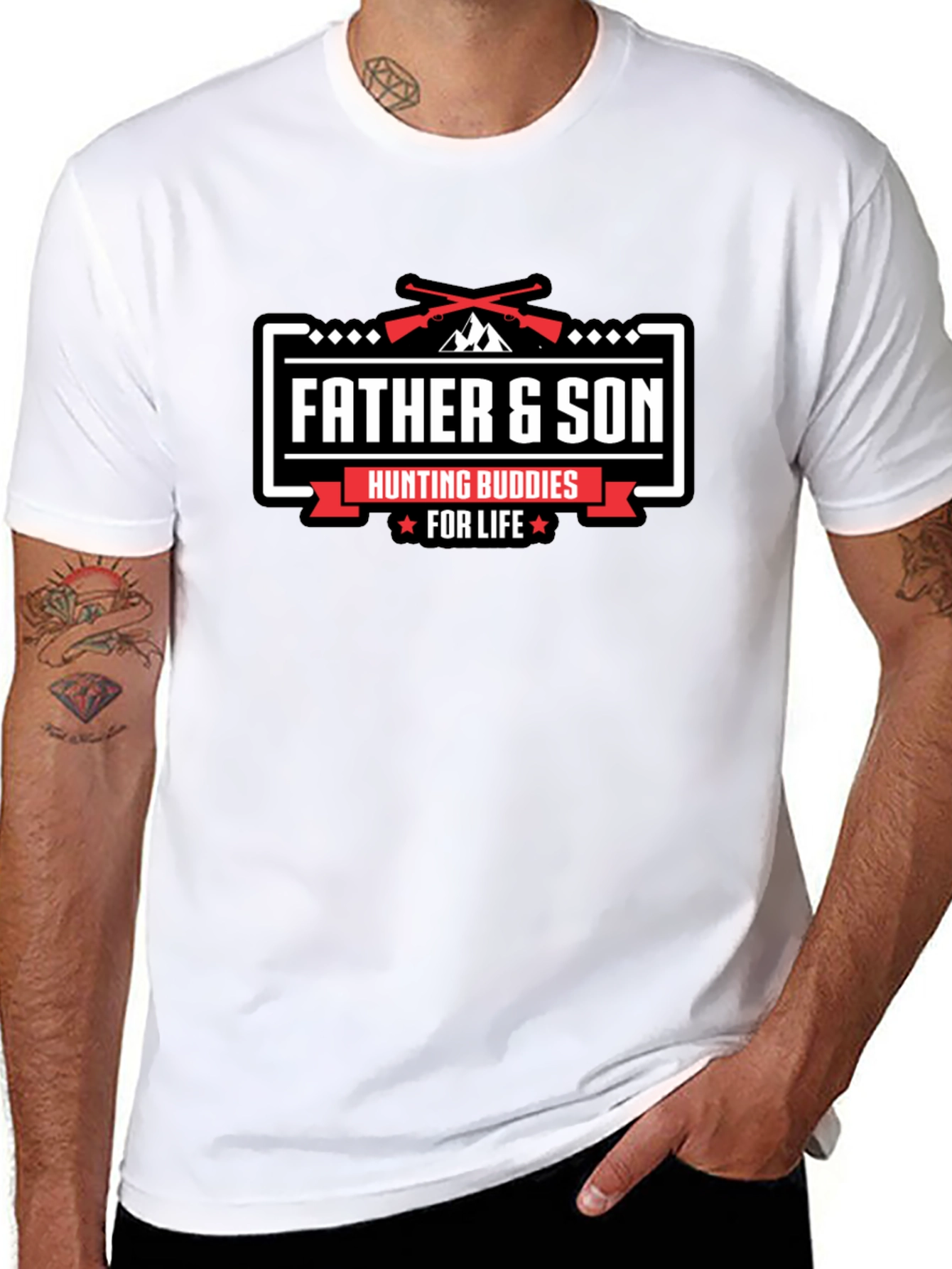 Father & Son Hunting Buddies T-Shirt