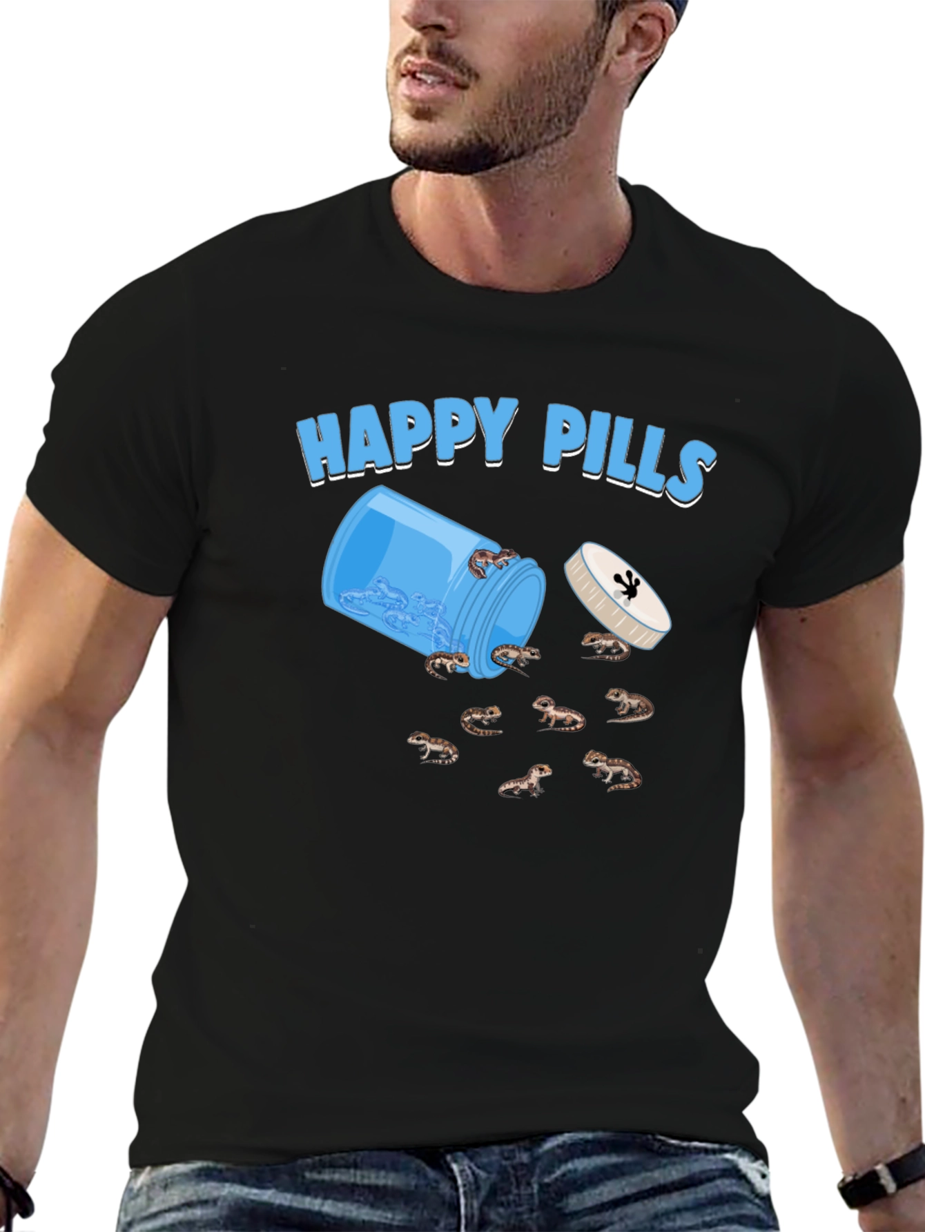 Happy Pills Bearded Dragon T-Shirt
