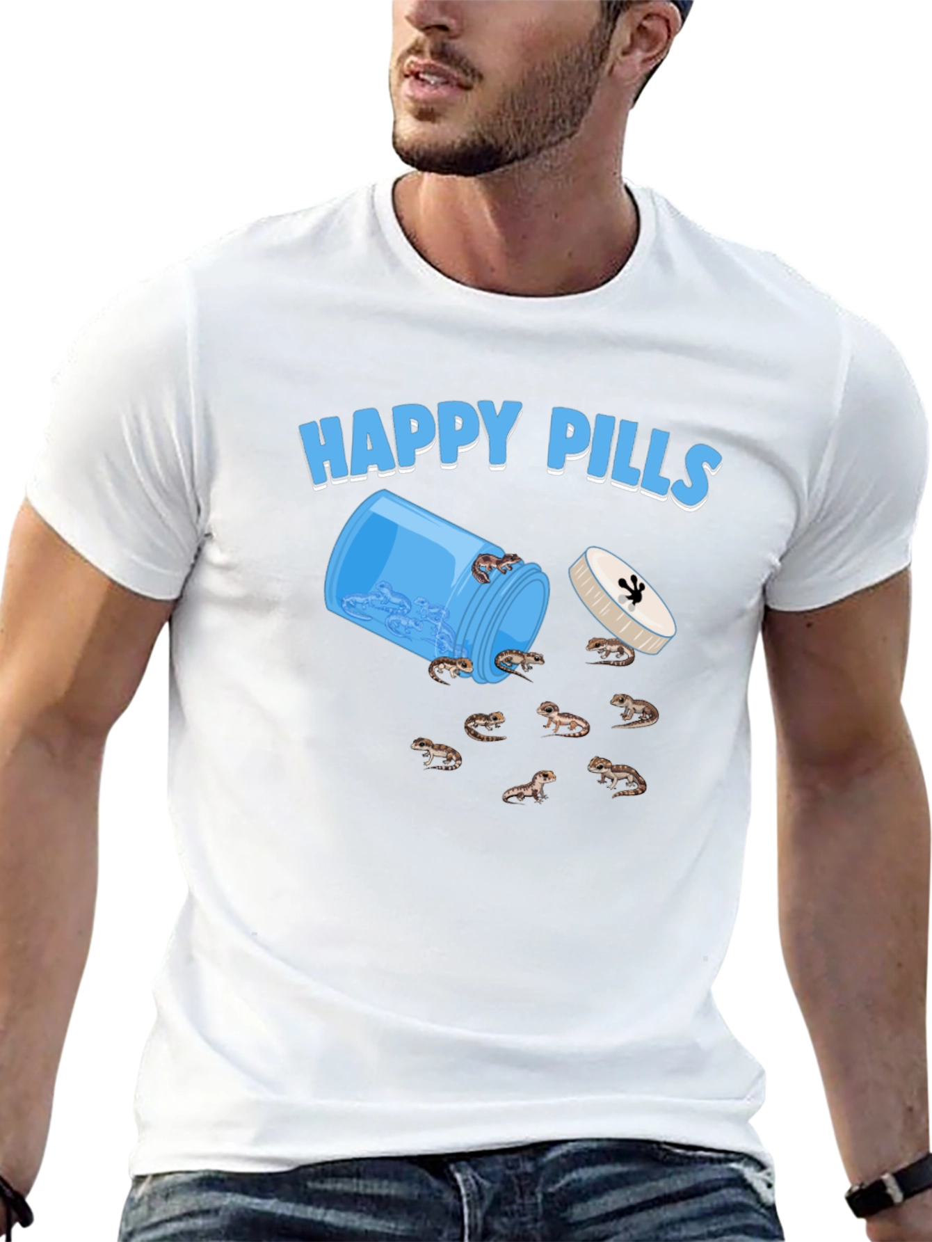Happy Pills Bearded Dragon T-Shirt