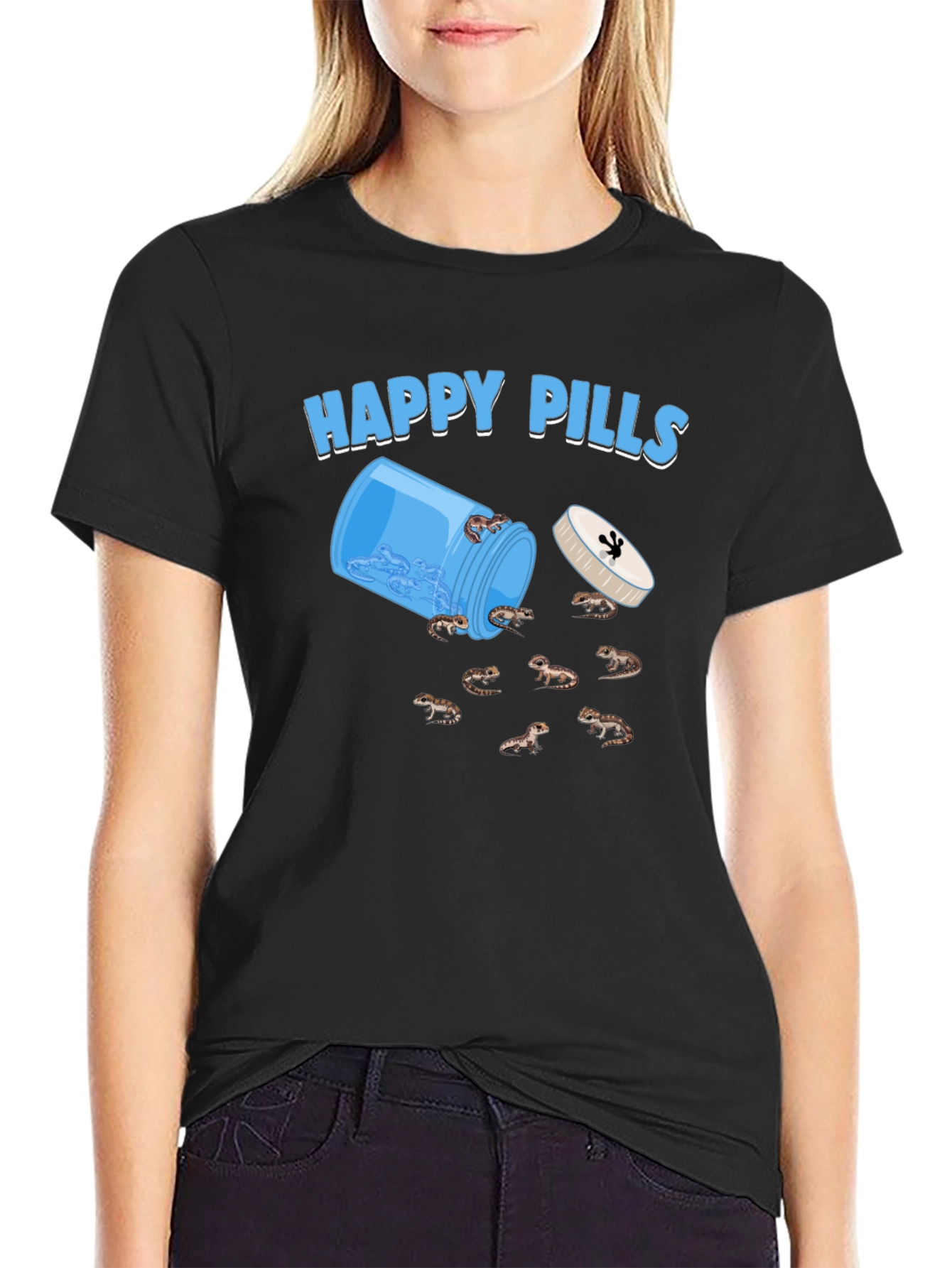 Happy Pills Bearded Dragon T-Shirt