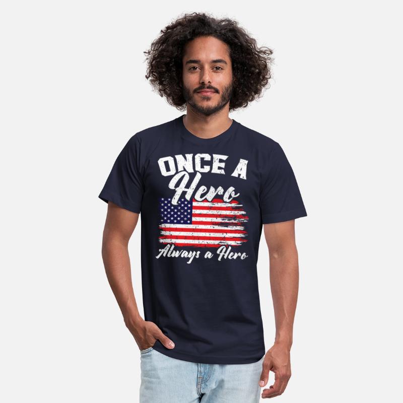 Once A Hero Always A Hero USA Flag Memorial Day