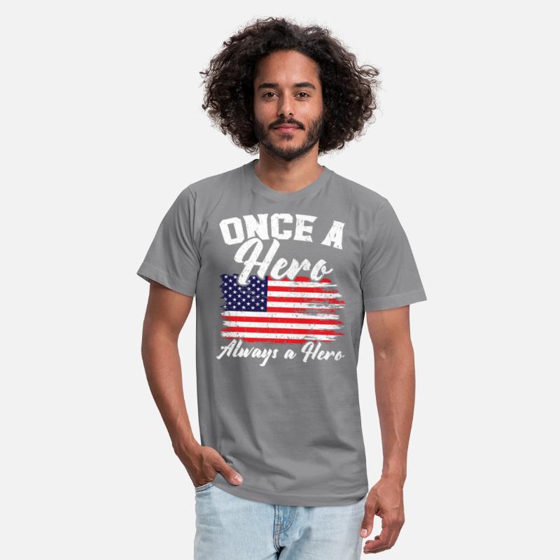 Once A Hero Always A Hero USA Flag Memorial Day