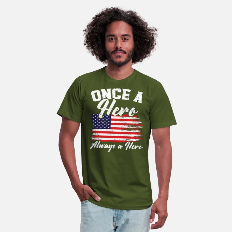 Once A Hero Always A Hero USA Flag Memorial Day