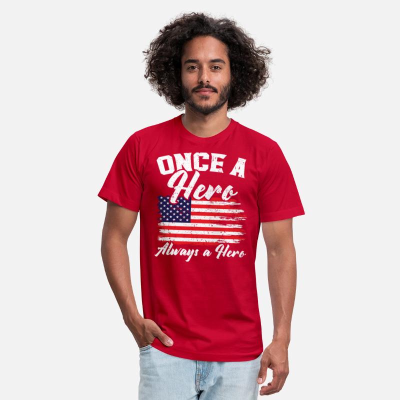 Once A Hero Always A Hero USA Flag Memorial Day