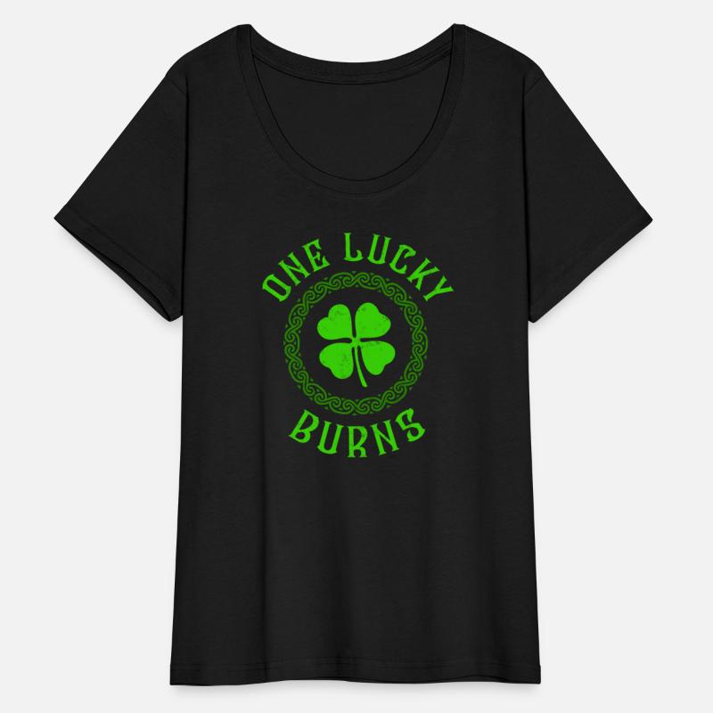 One Lucky Burns Irish Family 4 Leaf Clover