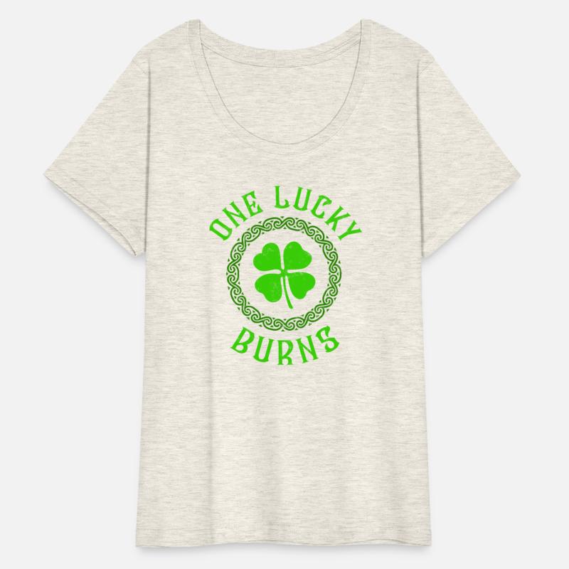 One Lucky Burns Irish Family 4 Leaf Clover