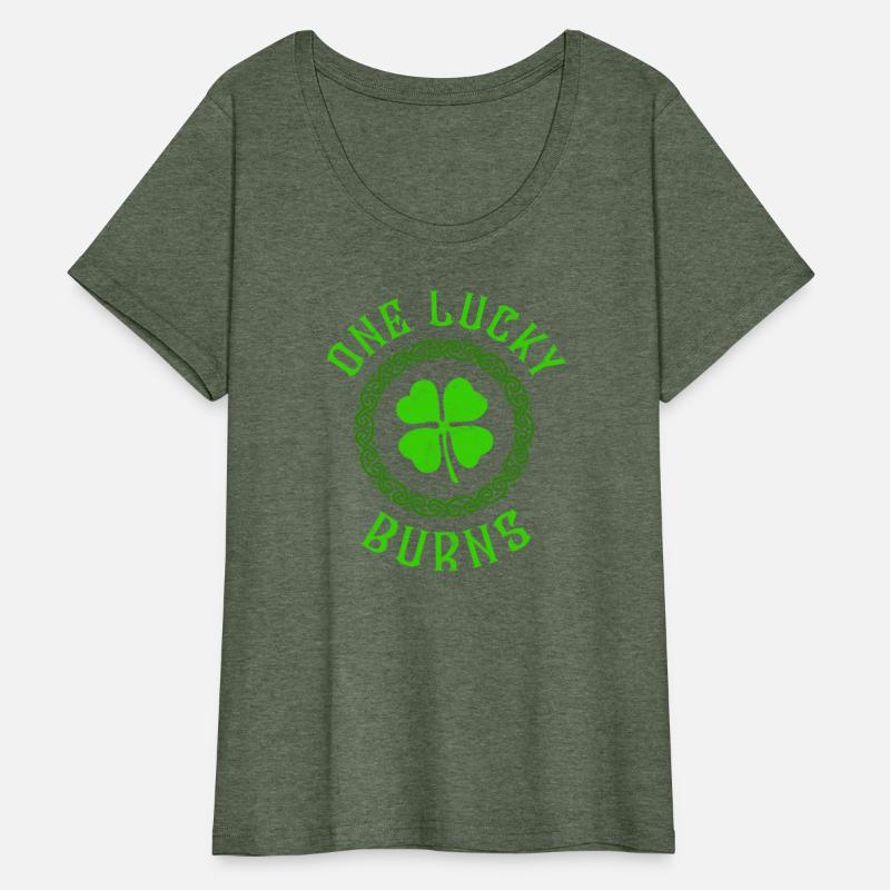 One Lucky Burns Irish Family 4 Leaf Clover