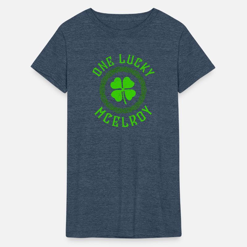 One Lucky McElroy Irish Family Four Leaf Clover
