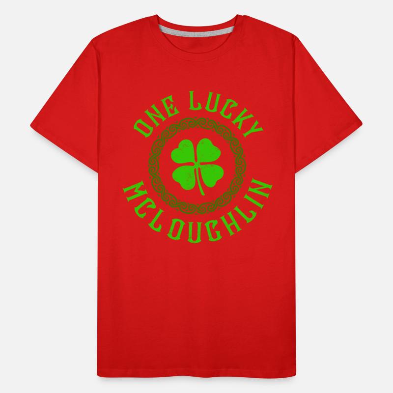 One Lucky McLoughlin Irish Family Four Leaf Clover