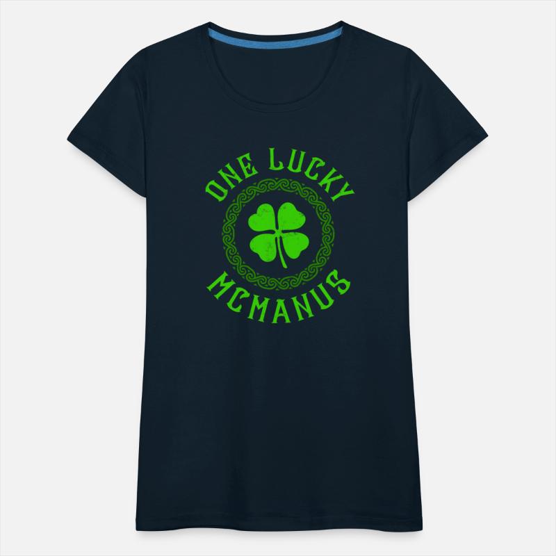 One Lucky McManus Irish Family Four Leaf Clover