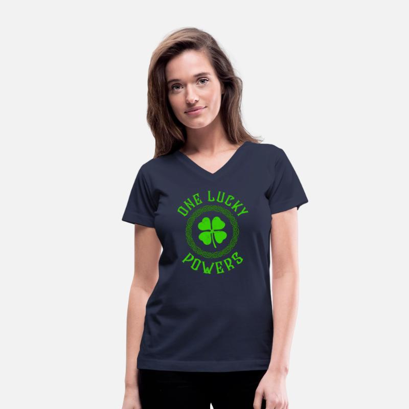 One Lucky Powers Irish Family Four Leaf Clover