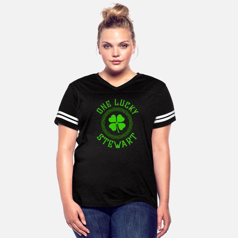 One Lucky Stewart Irish Family Four Leaf Clover