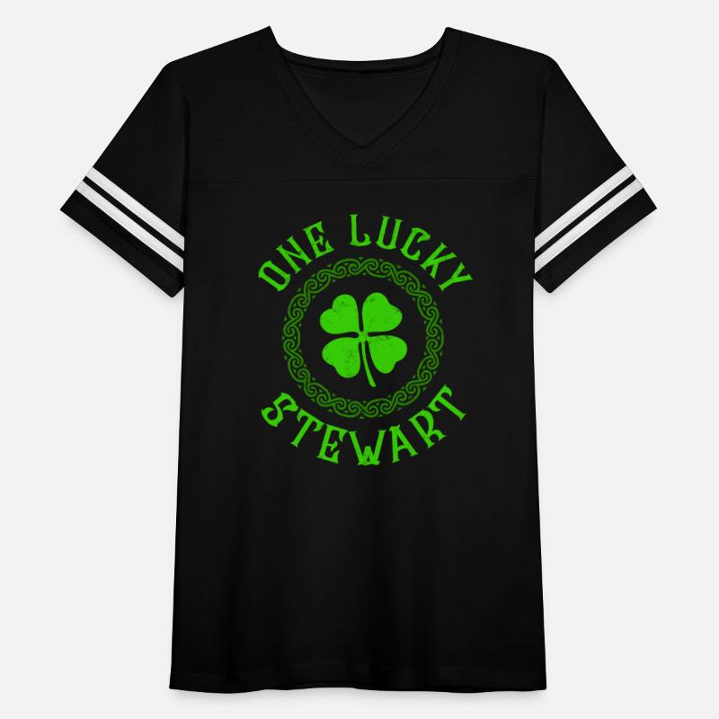 One Lucky Stewart Irish Family Four Leaf Clover