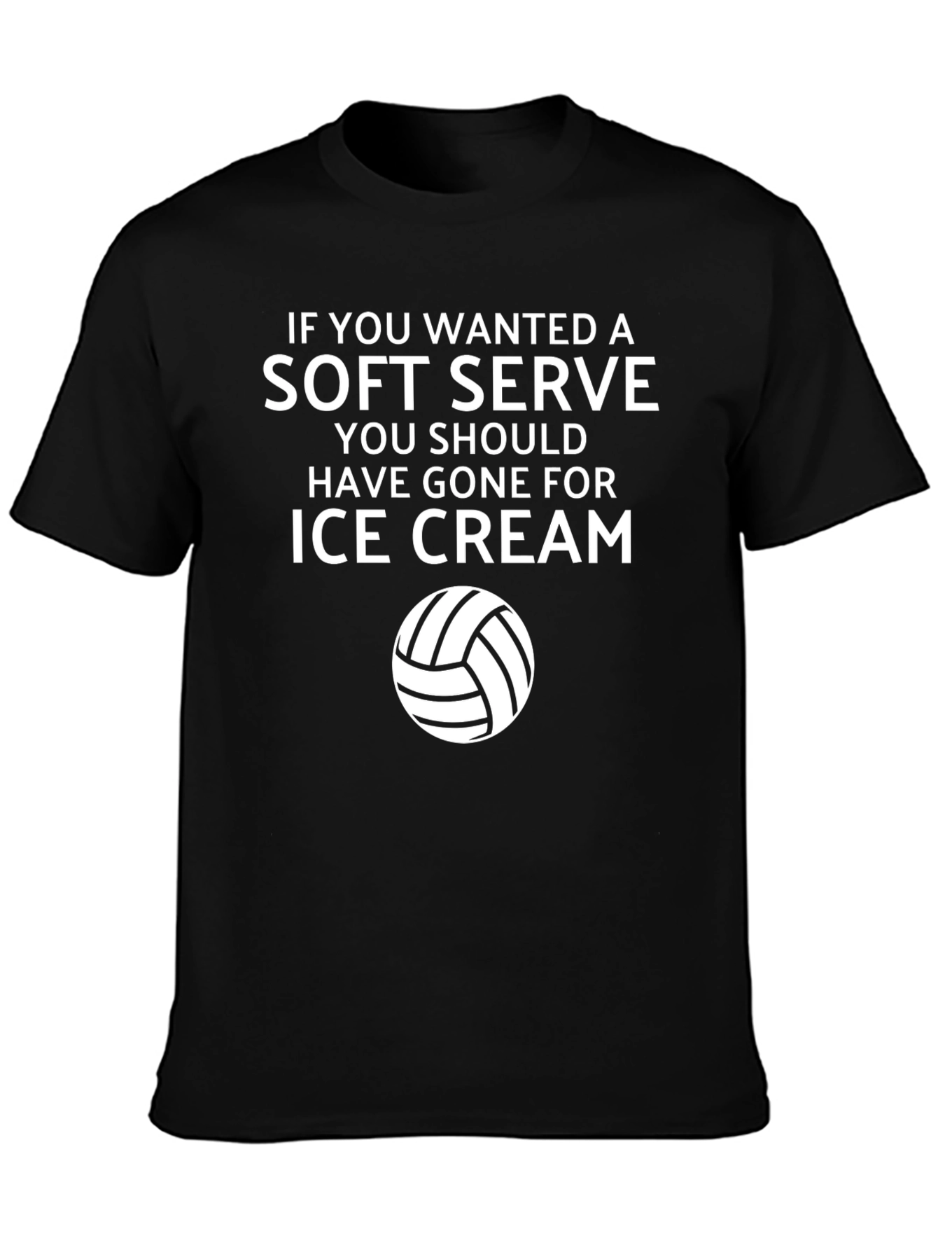 Volleyball Soft Serve Graphic Tee