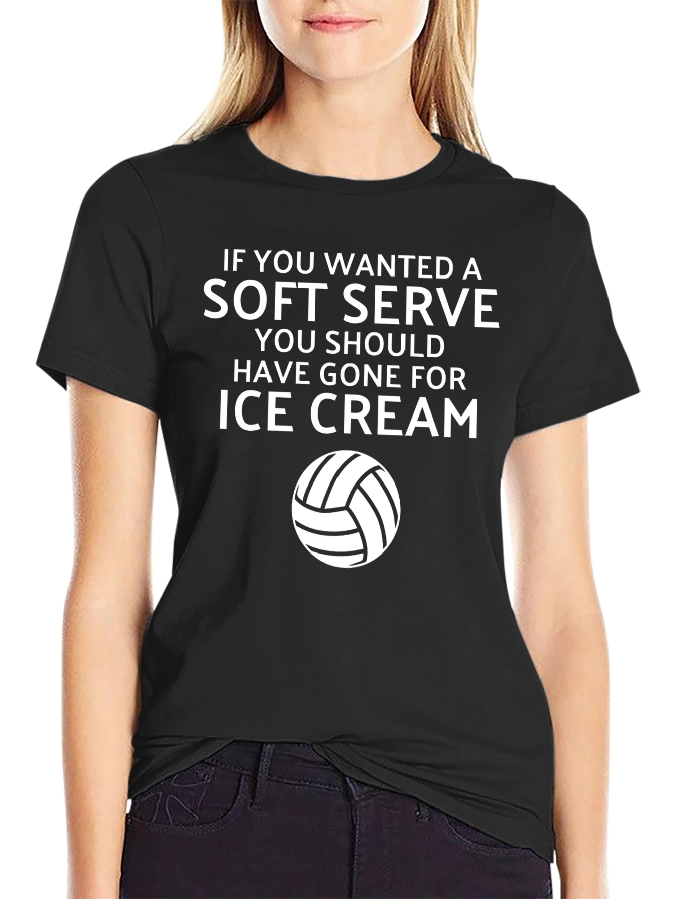 Volleyball Soft Serve Graphic Tee