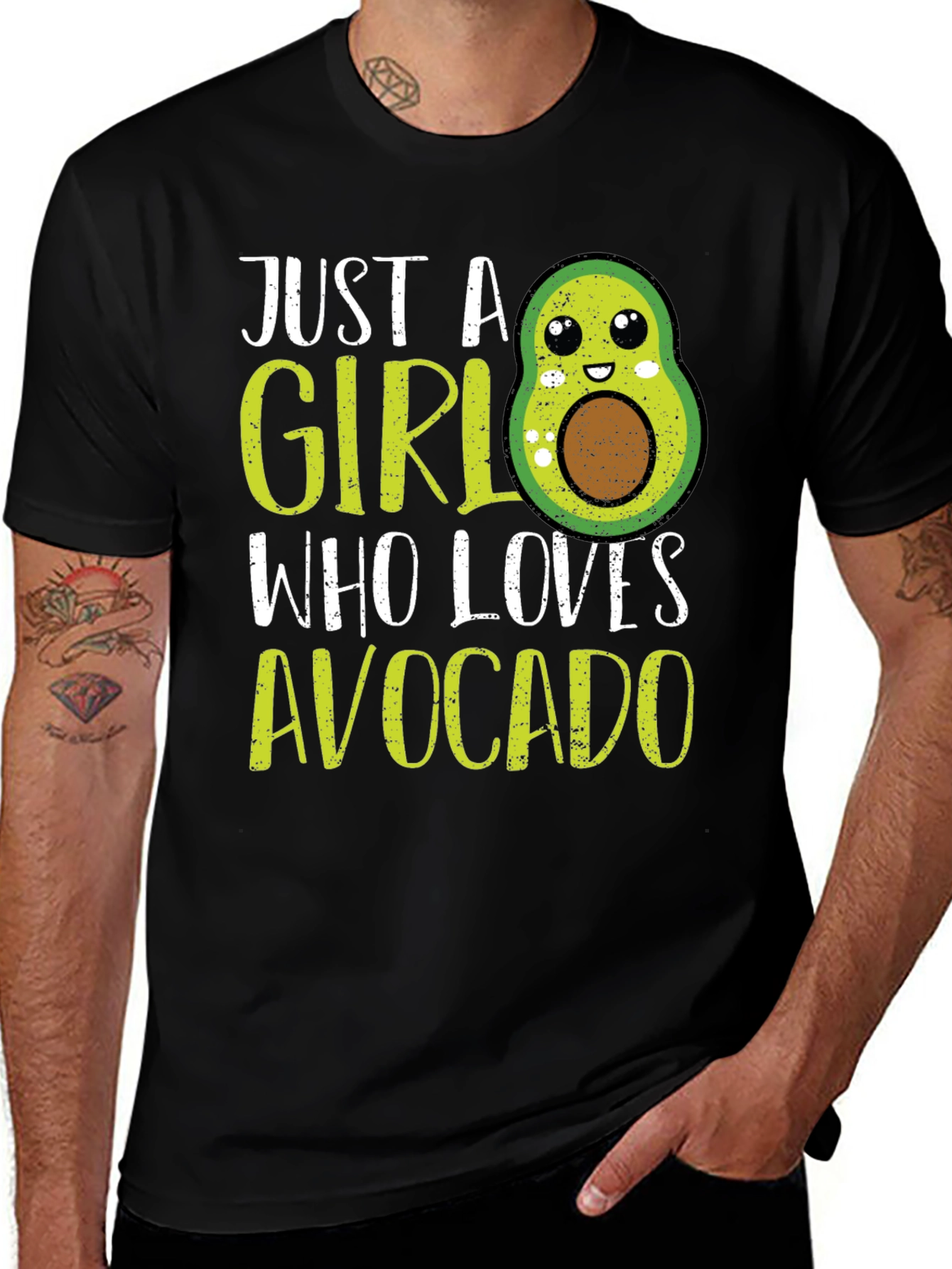 Just A Girl Who Loves Avocado T-Shirt