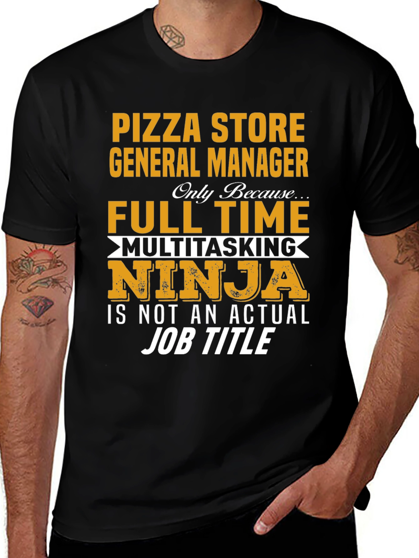 Pizza Store Manager Graphic T-Shirt