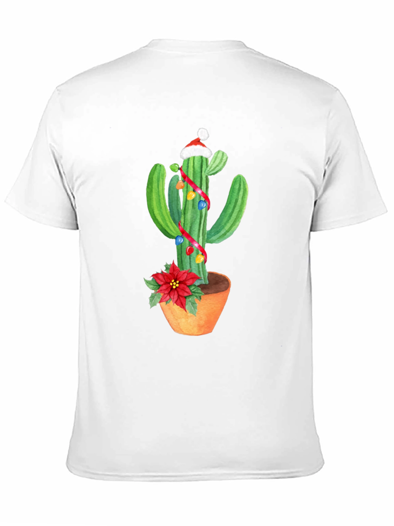 Festive Cactus T-Shirt - Holiday Cheer
