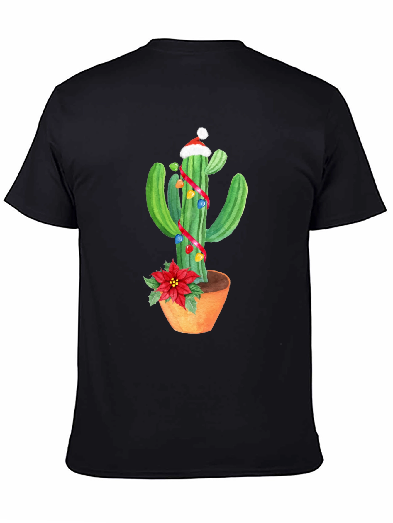 Festive Cactus T-Shirt - Holiday Cheer