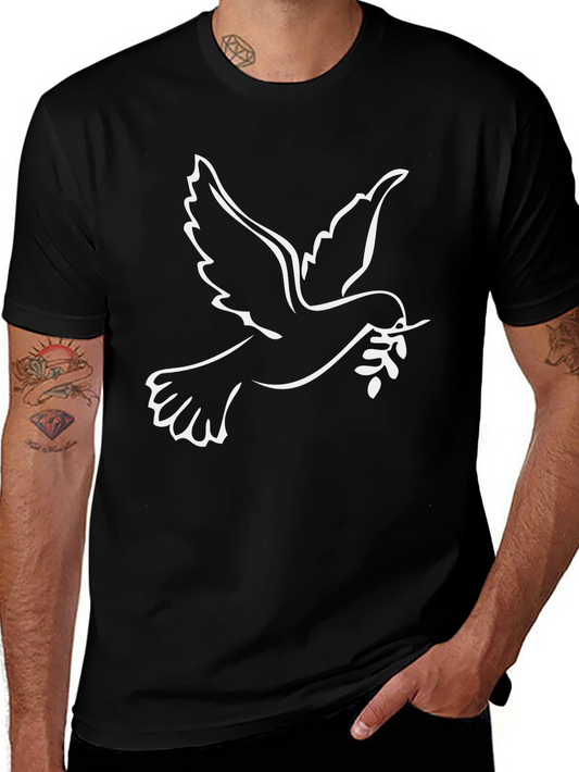 Peace Dove Graphic T-Shirt - Stylish & Comfortable