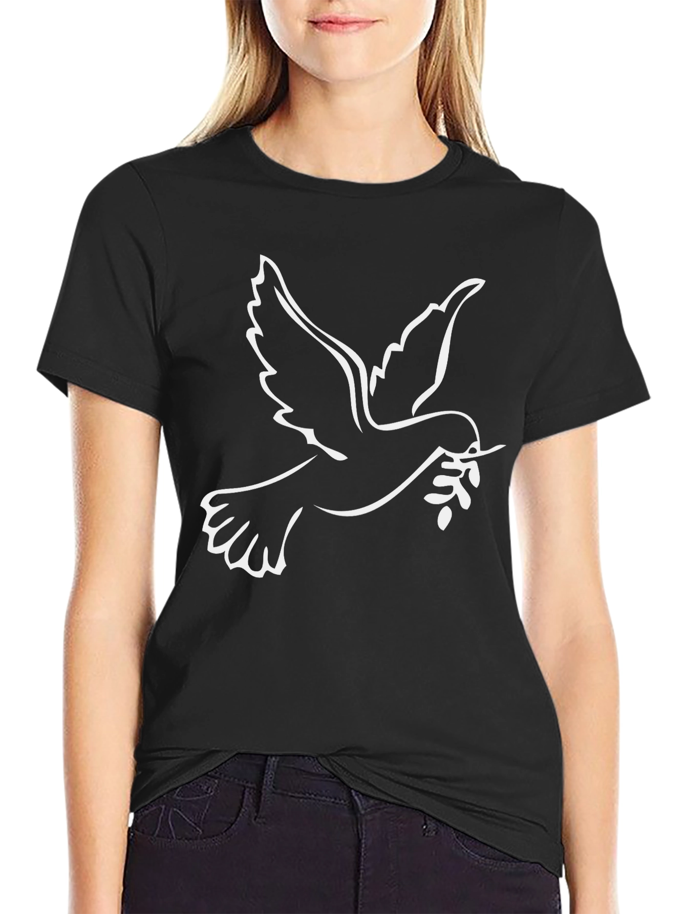 Peace Dove Graphic T-Shirt - Stylish & Comfortable