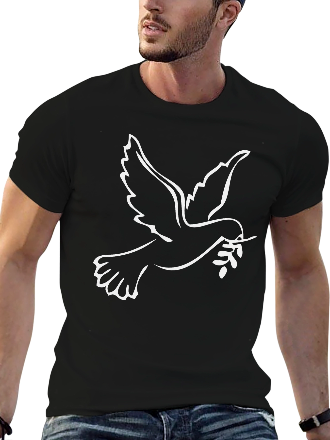 Peace Dove Graphic T-Shirt - Stylish & Comfortable