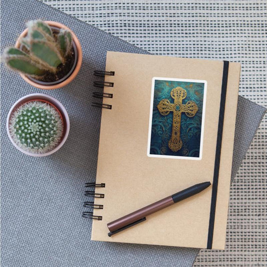 Ornate Golden Celtic Cross