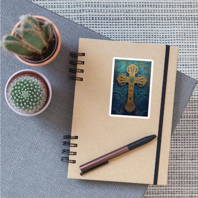 Ornate Golden Celtic Cross
