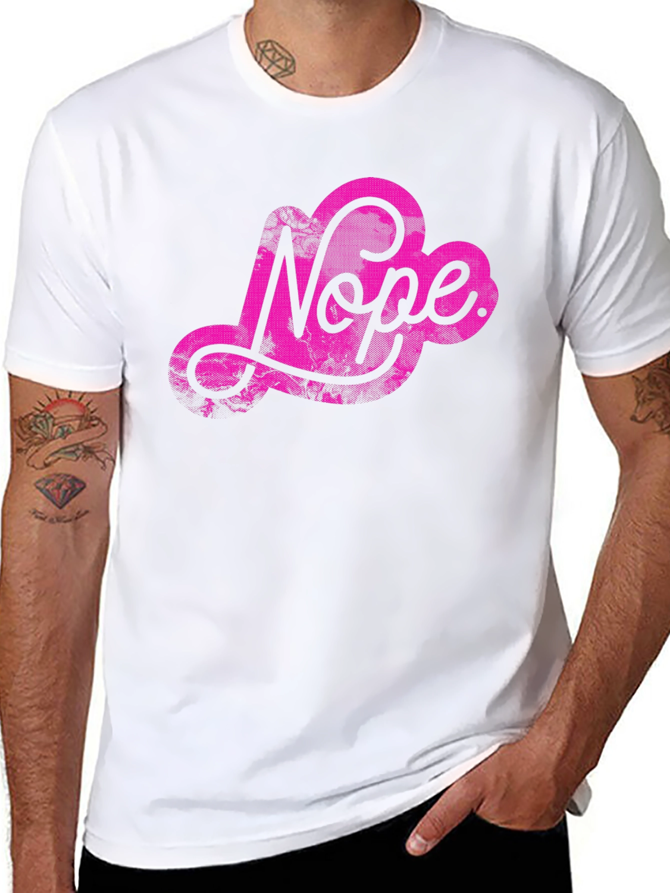 Nope Graphic Tee - Cool Casual Comfort