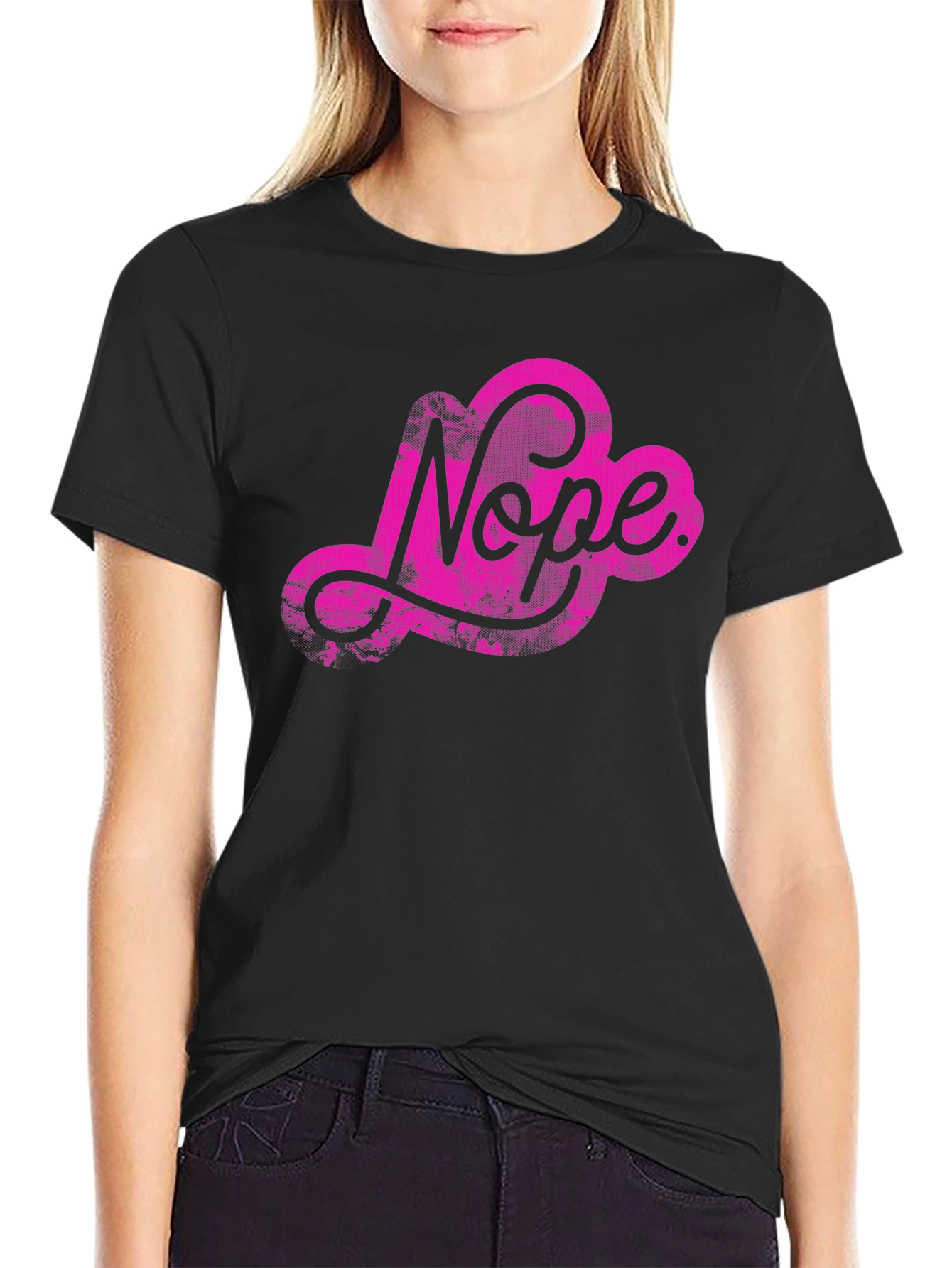 Nope Graphic Tee - Cool Casual Comfort