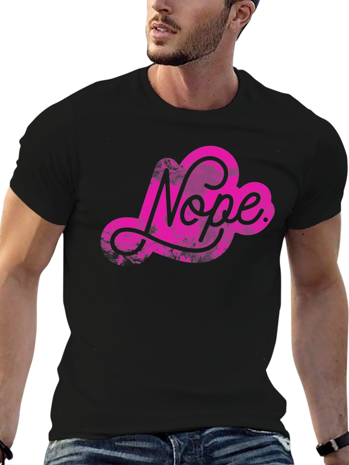 Nope Graphic Tee - Cool Casual Comfort