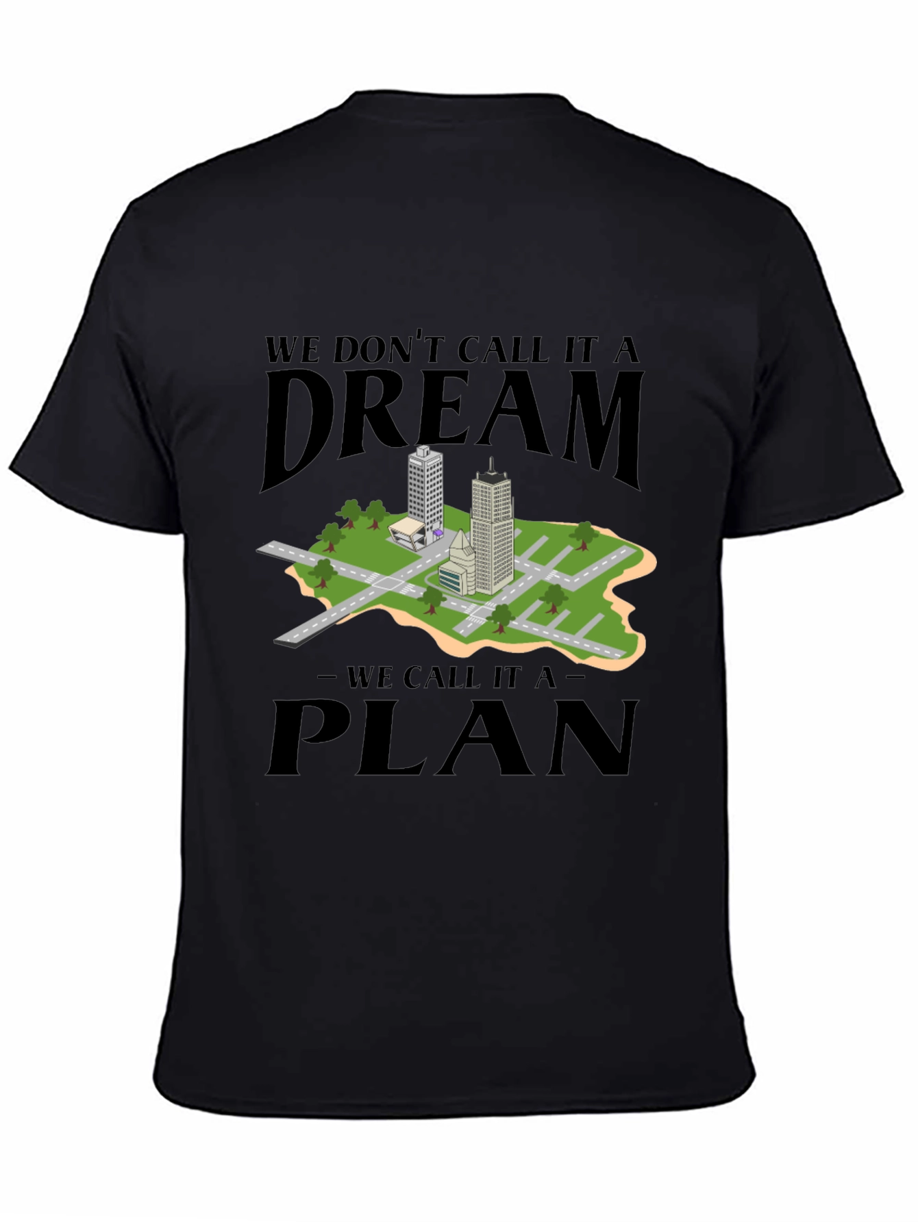 Dream Plan Cityscape Graphic Tee